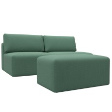 Диван прямой модульный с пуфом Лига-060 НПБ