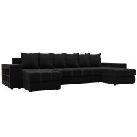 Диван П-образный Дубай полки слева