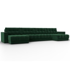 Диван П-образный с декором Лига-049 НПБ Лонг