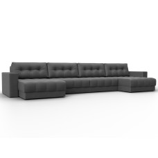 Диван П-образный с декором Лига-049 НПБ Лонг