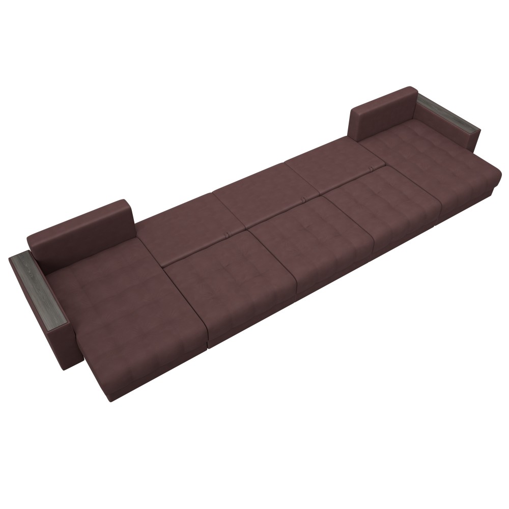 Диван П-образный с декором Лига-049 НПБ Мегалонг Диван П-образный с декором Лига-049 НПБ Мегалонг