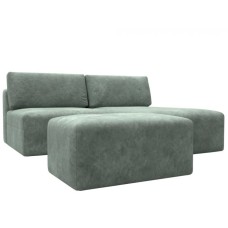 Диван угловой модульный с пуфом Лига-060 НПБ угол универсальный Диван угловой модульный с пуфом Лига-060 НПБ угол универсальный