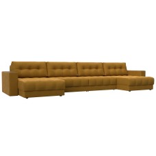 Диван П-образный с декором Лига-049 НПБ Лонг