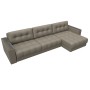 Диван угловой с декором Лига-049 НПБ Лонг
