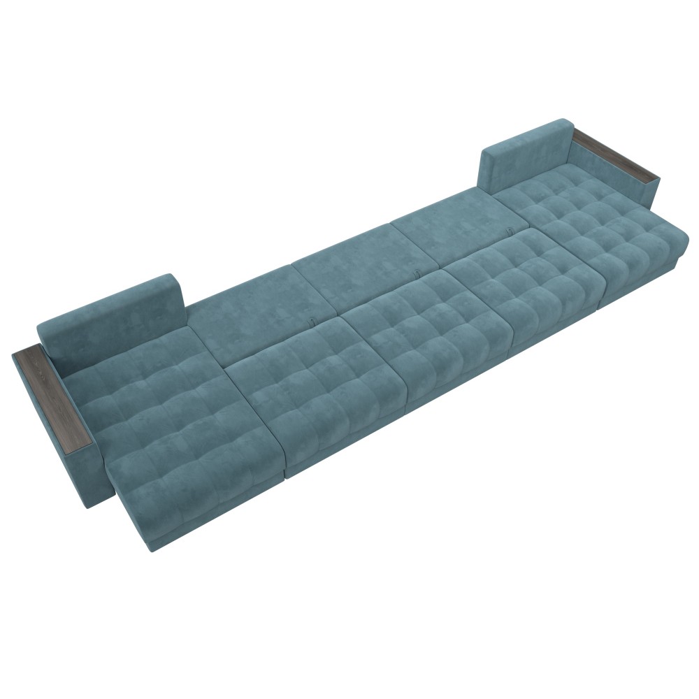 Диван П-образный с декором Лига-049 НПБ Мегалонг Диван П-образный с декором Лига-049 НПБ Мегалонг