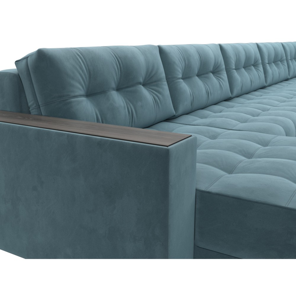 Диван П-образный с декором Лига-049 НПБ Мегалонг Диван П-образный с декором Лига-049 НПБ Мегалонг