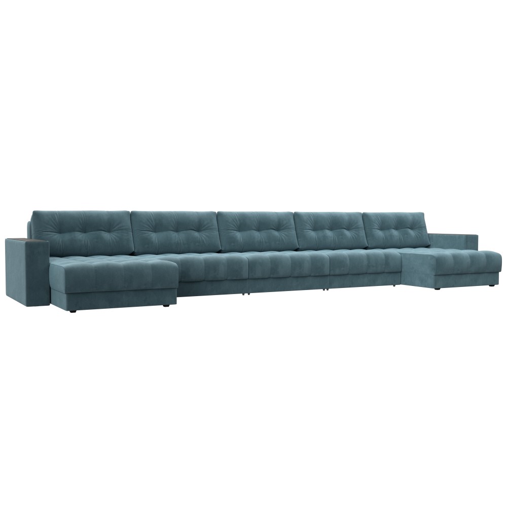 Диван П-образный с декором Лига-049 НПБ Мегалонг Диван П-образный с декором Лига-049 НПБ Мегалонг