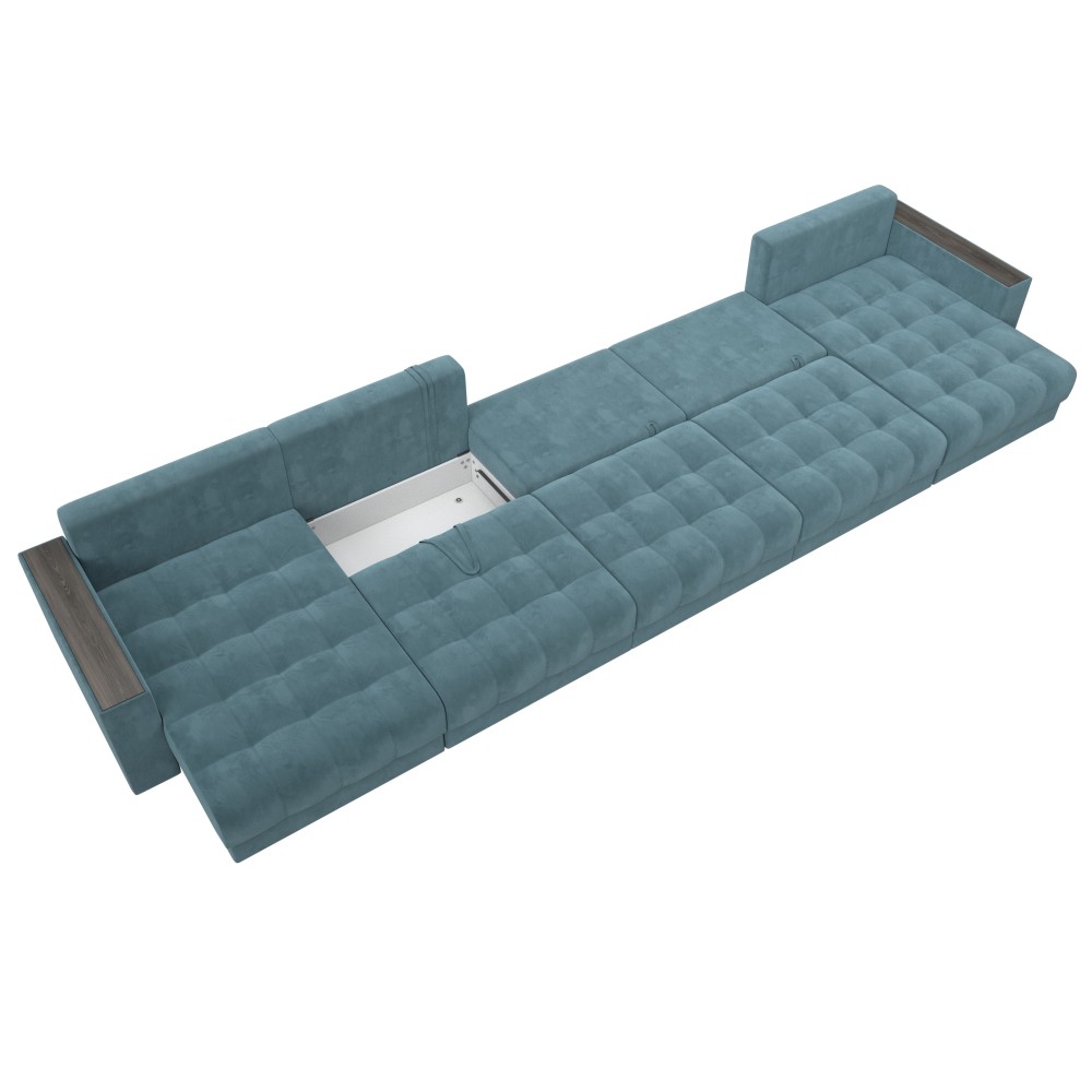 Диван П-образный с декором Лига-049 НПБ Мегалонг Диван П-образный с декором Лига-049 НПБ Мегалонг