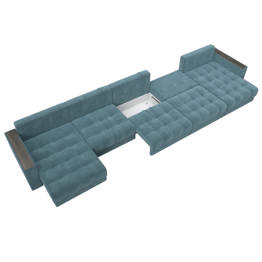 Диван П-образный с декором Лига-049 НПБ Мегалонг Диван П-образный с декором Лига-049 НПБ Мегалонг