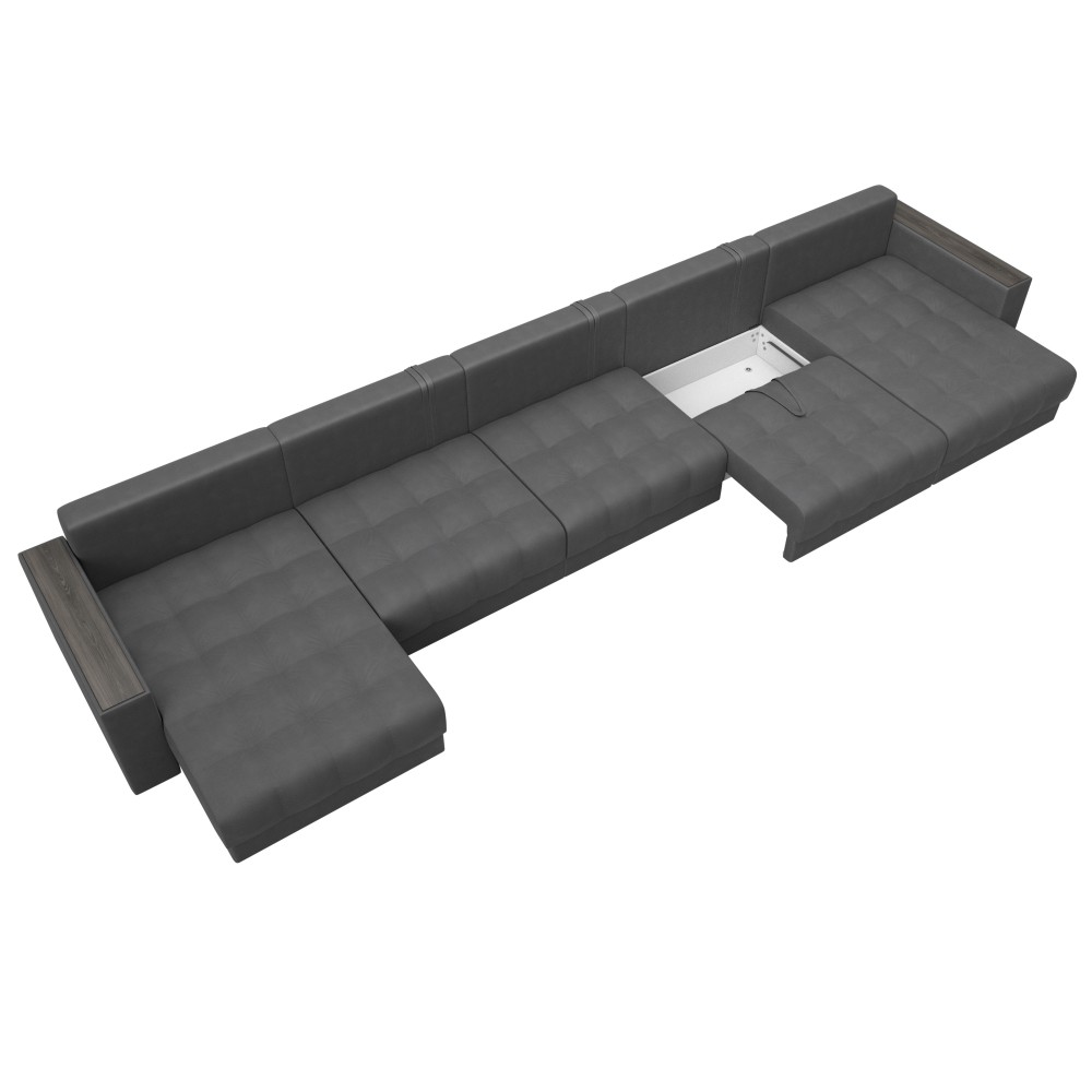 Диван П-образный с декором Лига-049 НПБ Мегалонг Диван П-образный с декором Лига-049 НПБ Мегалонг