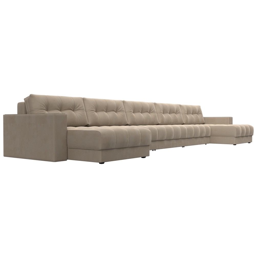 Диван П-образный с декором Лига-049 НПБ Мегалонг Диван П-образный с декором Лига-049 НПБ Мегалонг