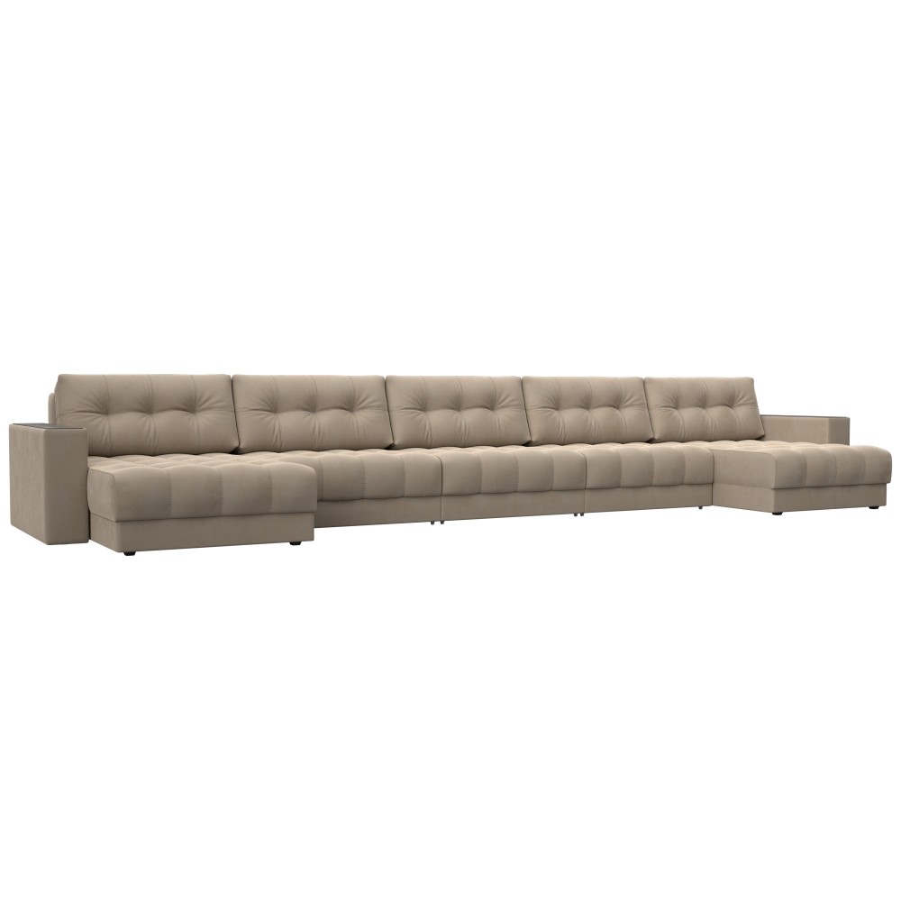 Диван П-образный с декором Лига-049 НПБ Мегалонг Диван П-образный с декором Лига-049 НПБ Мегалонг