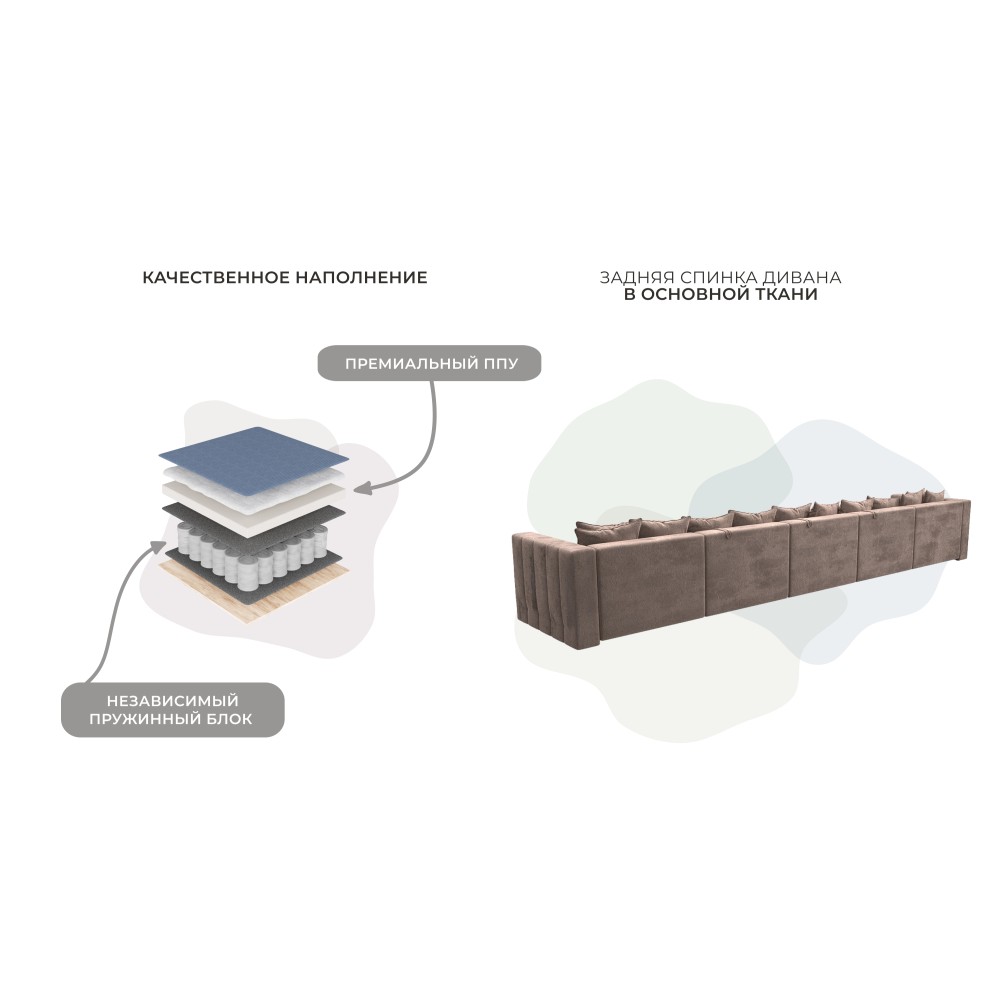 Диван П-образный Лига-052 НПБ МегаЛонг Диван П-образный Лига-052 НПБ МегаЛонг