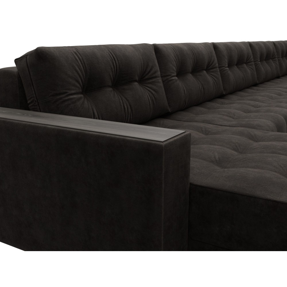 Диван П-образный с декором Лига-049 НПБ Мегалонг Диван П-образный с декором Лига-049 НПБ Мегалонг