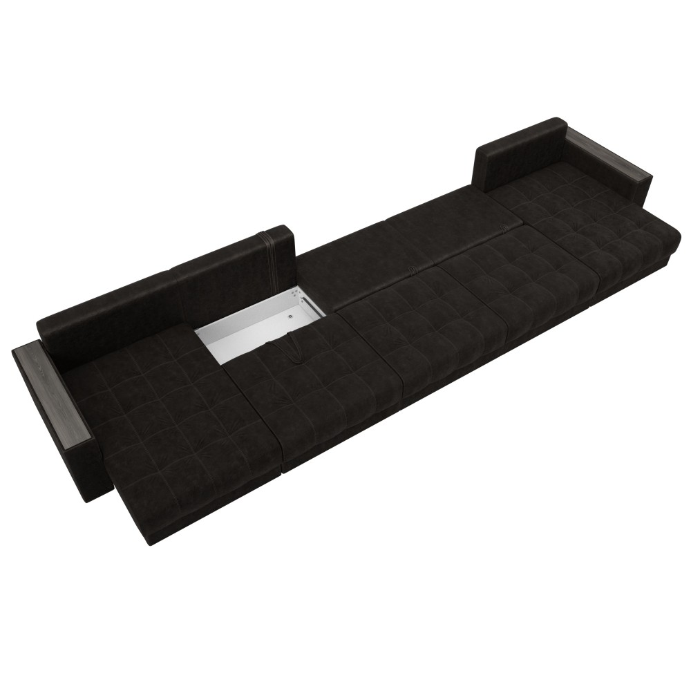 Диван П-образный с декором Лига-049 НПБ Мегалонг Диван П-образный с декором Лига-049 НПБ Мегалонг