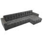 Диван угловой с декором Лига-049 НПБ Лонг