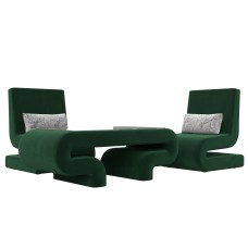 Набор Волна-3 (стол, 2 кресла)