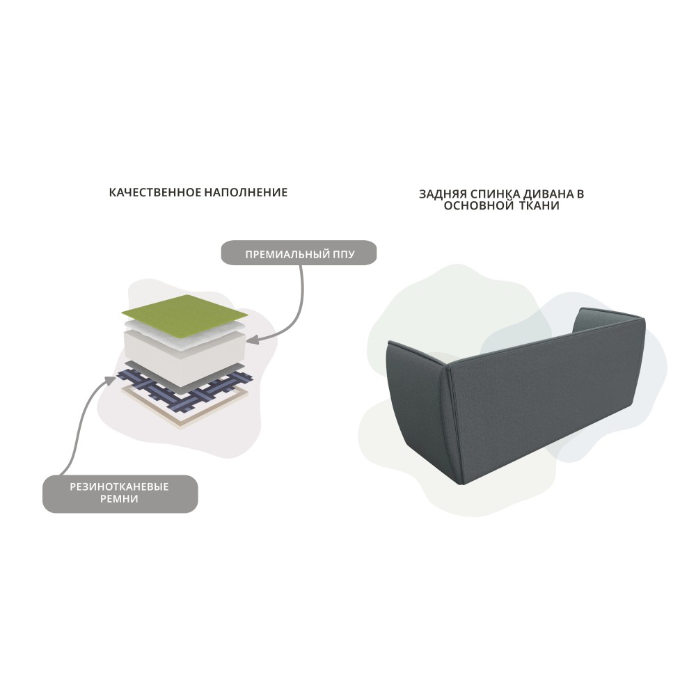 Диван кухонный прямой Бергамо 3-х местный Диван кухонный прямой Бергамо 3-х местный