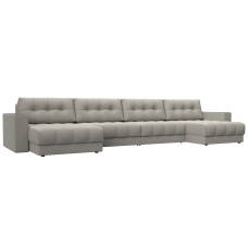 Диван П-образный с декором Лига-049 НПБ Лонг