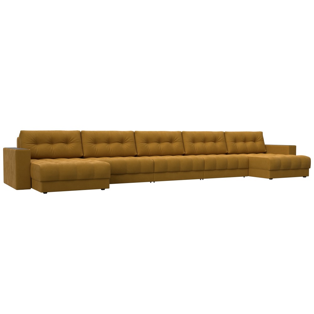 Диван П-образный с декором Лига-049 НПБ Мегалонг Диван П-образный с декором Лига-049 НПБ Мегалонг