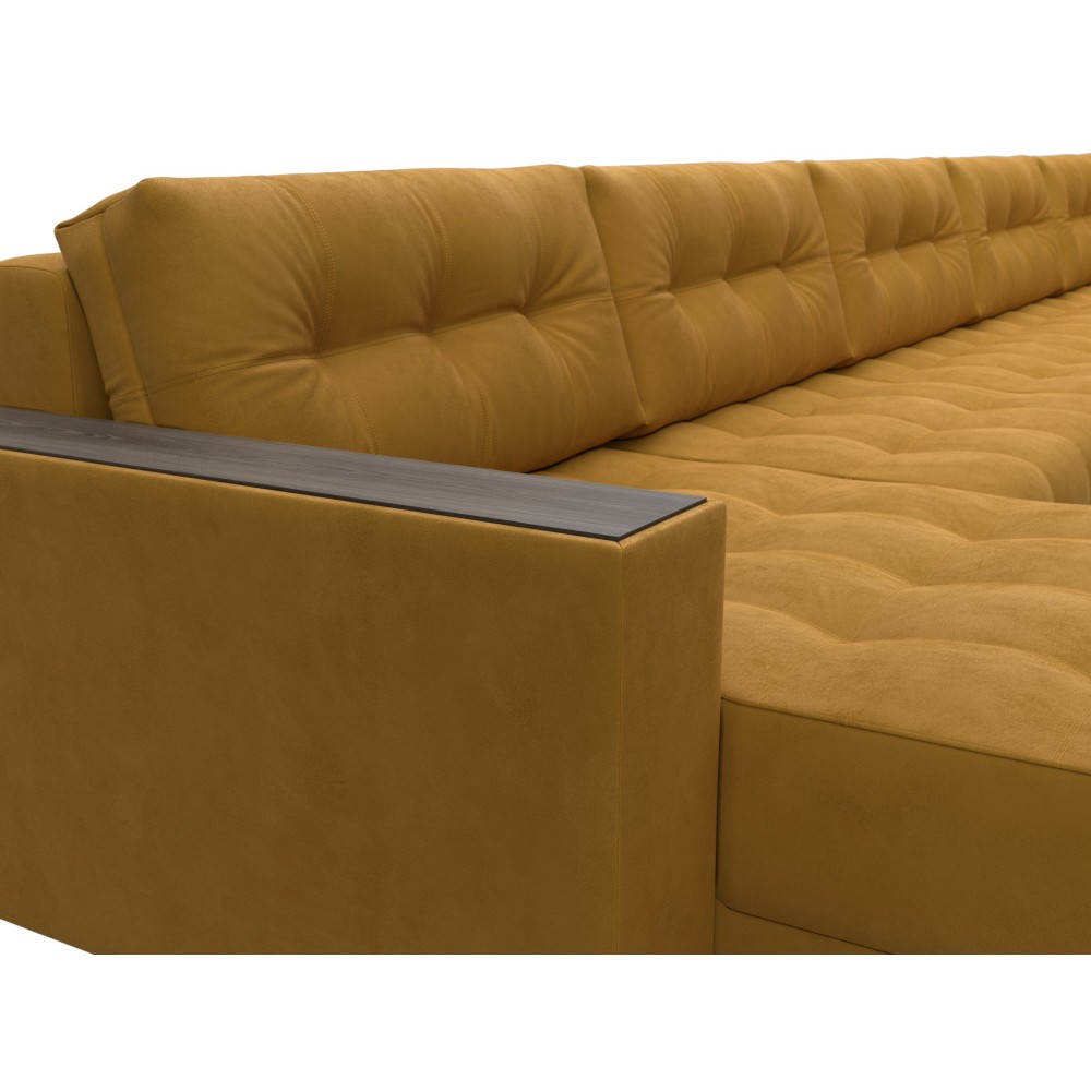 Диван П-образный с декором Лига-049 НПБ Мегалонг Диван П-образный с декором Лига-049 НПБ Мегалонг