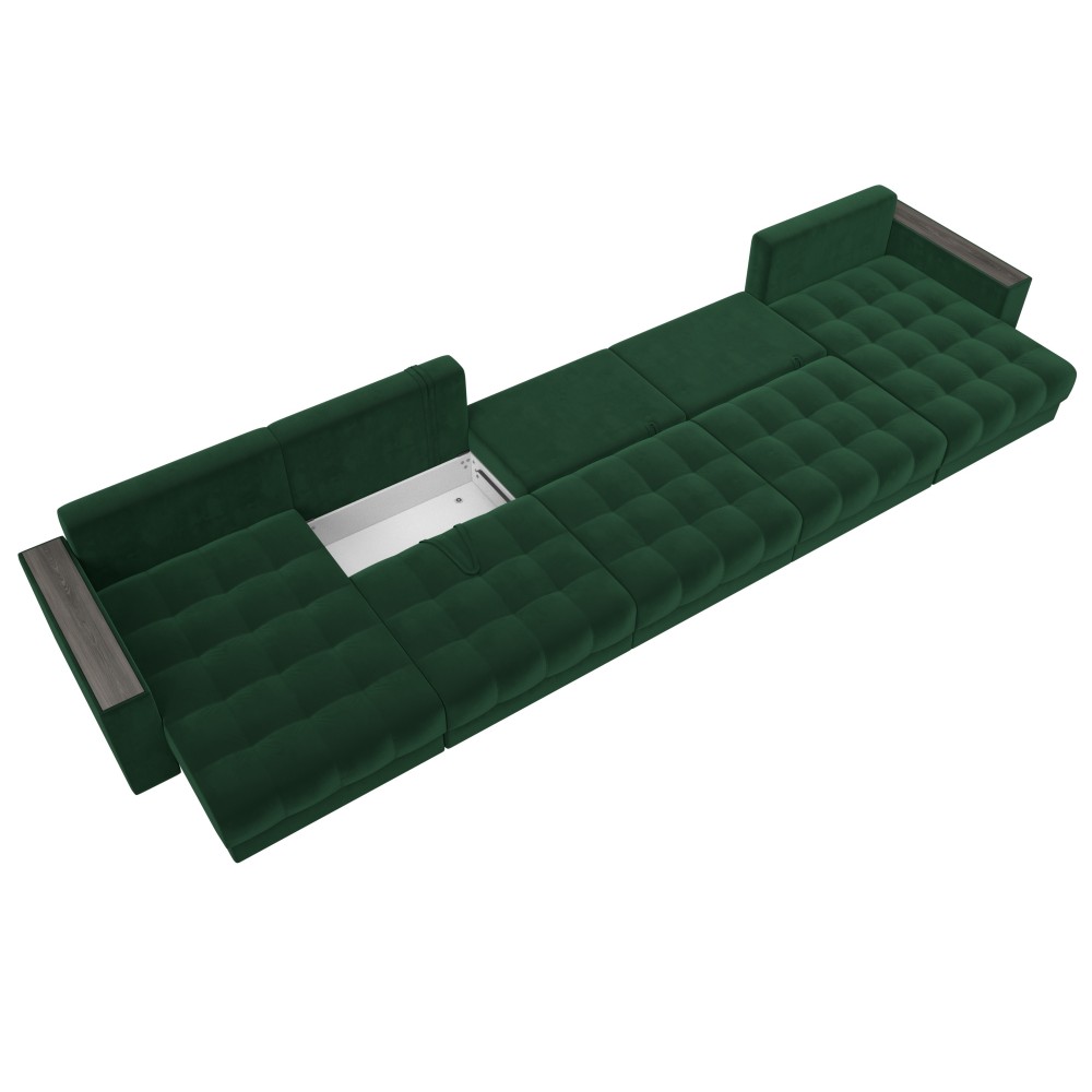 Диван П-образный с декором Лига-049 НПБ Мегалонг Диван П-образный с декором Лига-049 НПБ Мегалонг