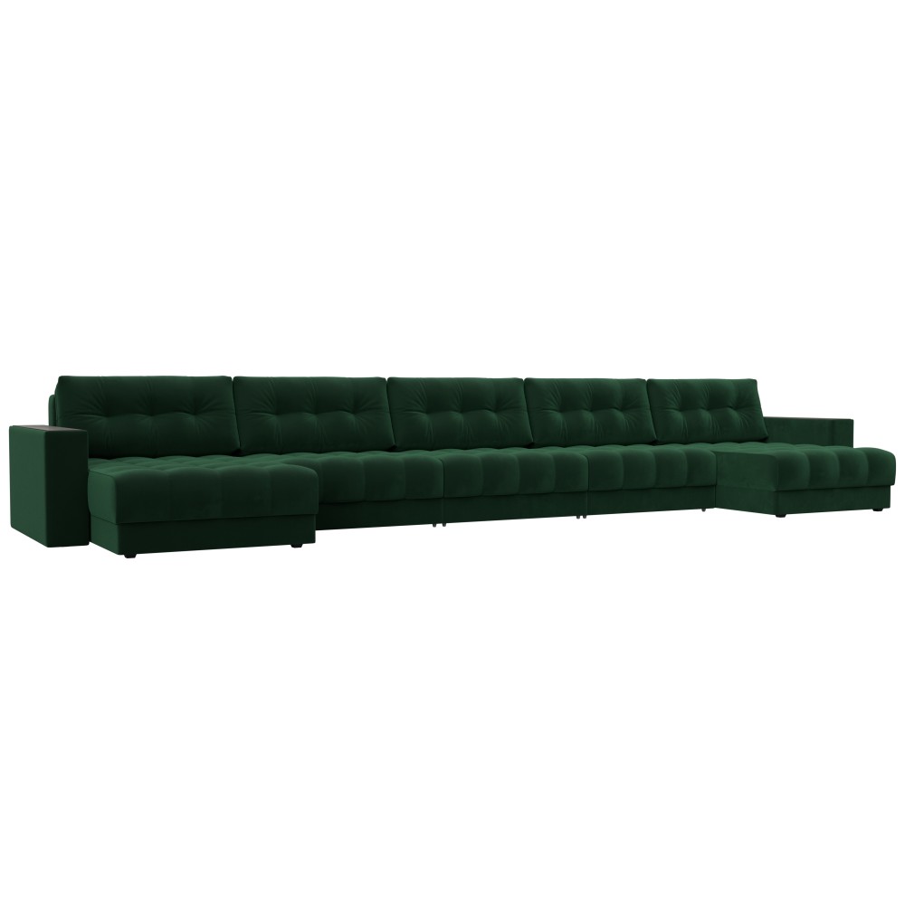 Диван П-образный с декором Лига-049 НПБ Мегалонг Диван П-образный с декором Лига-049 НПБ Мегалонг