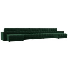 Диван П-образный с декором Лига-049 НПБ Мегалонг