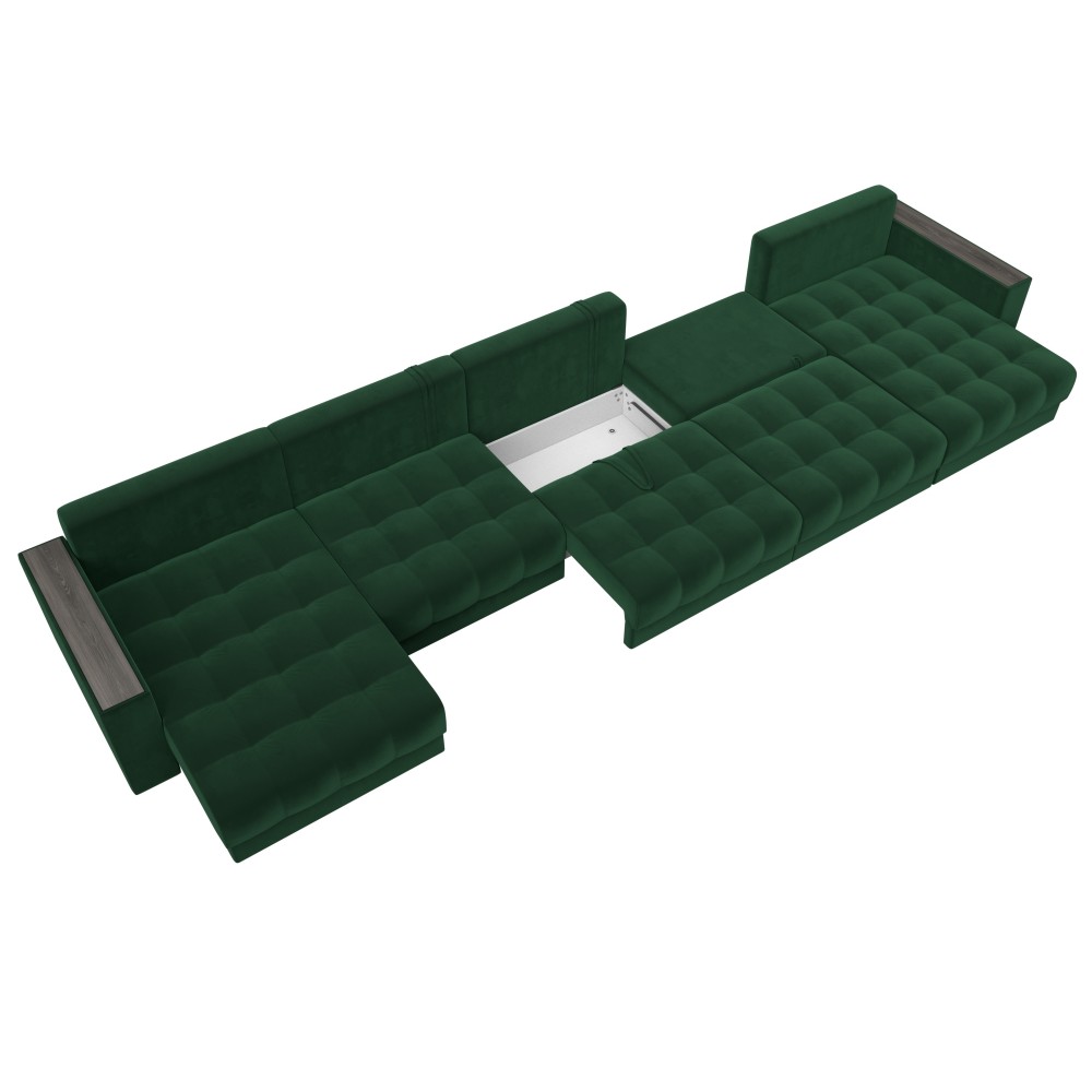 Диван П-образный с декором Лига-049 НПБ Мегалонг Диван П-образный с декором Лига-049 НПБ Мегалонг