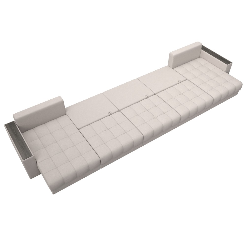 Диван П-образный с декором Лига-049 НПБ Мегалонг Диван П-образный с декором Лига-049 НПБ Мегалонг