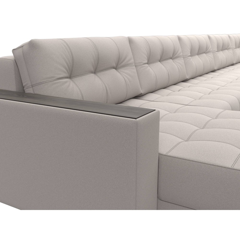 Диван П-образный с декором Лига-049 НПБ Мегалонг Диван П-образный с декором Лига-049 НПБ Мегалонг