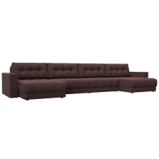 Диван П-образный с декором Лига-049 НПБ Лонг