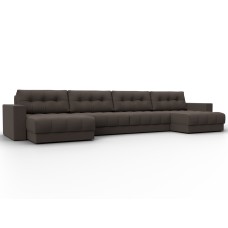 Диван П-образный с декором Лига-049 НПБ Лонг