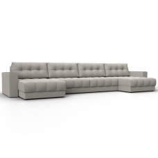 Диван П-образный с декором Лига-049 НПБ Лонг