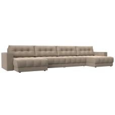 Диван П-образный с декором Лига-049 НПБ Лонг