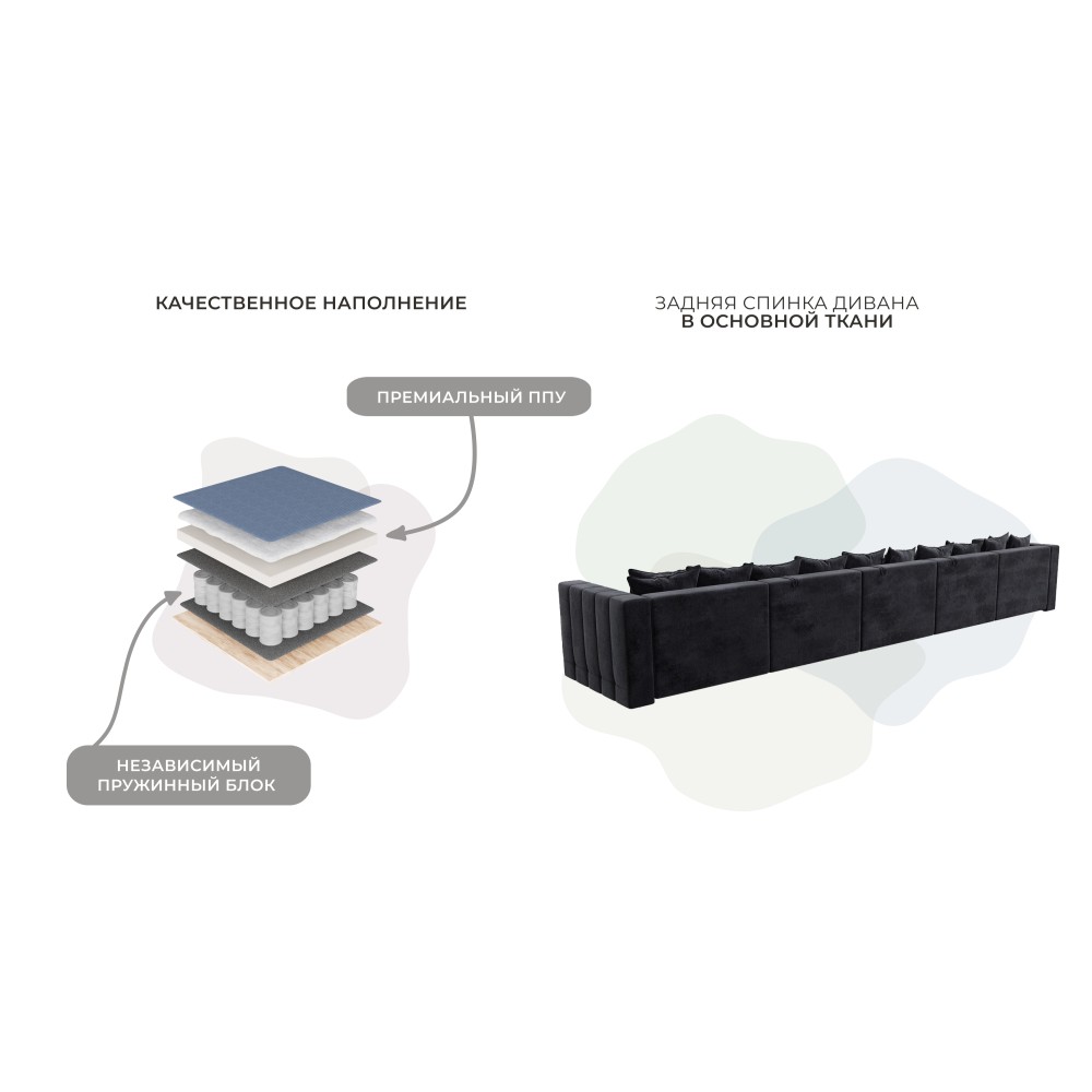 Диван П-образный Лига-052 НПБ МегаЛонг Диван П-образный Лига-052 НПБ МегаЛонг