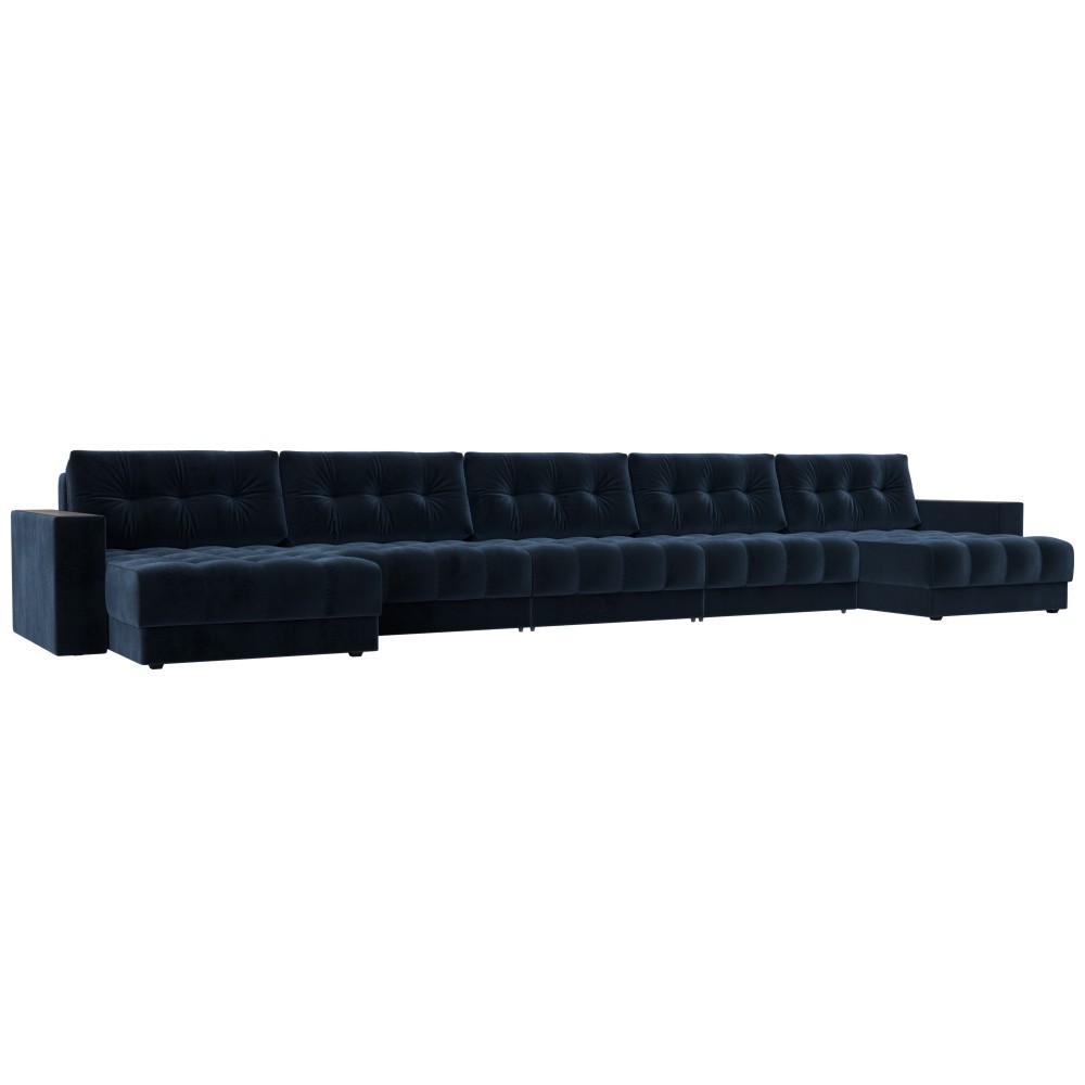 Диван П-образный с декором Лига-049 НПБ Мегалонг Диван П-образный с декором Лига-049 НПБ Мегалонг