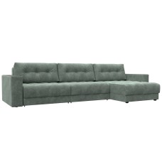 Диван угловой с декором Лига-049 НПБ Лонг