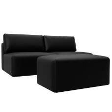 Диван прямой модульный с пуфом Лига-060 НПБ