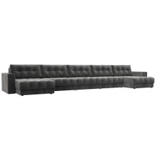 Диван П-образный с декором Лига-049 НПБ Мегалонг