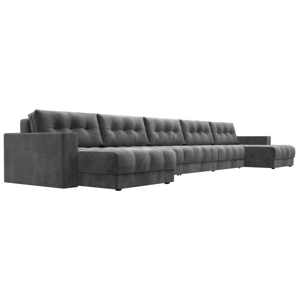 Диван П-образный с декором Лига-049 НПБ Мегалонг Диван П-образный с декором Лига-049 НПБ Мегалонг