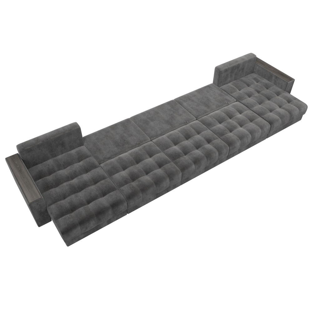 Диван П-образный с декором Лига-049 НПБ Мегалонг Диван П-образный с декором Лига-049 НПБ Мегалонг