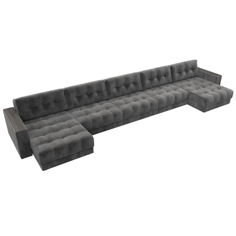 Диван П-образный с декором Лига-049 НПБ Мегалонг Диван П-образный с декором Лига-049 НПБ Мегалонг