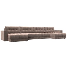 Диван П-образный с декором Лига-049 НПБ Лонг