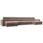 Диван П-образный с декором Лига-049 НПБ Лонг