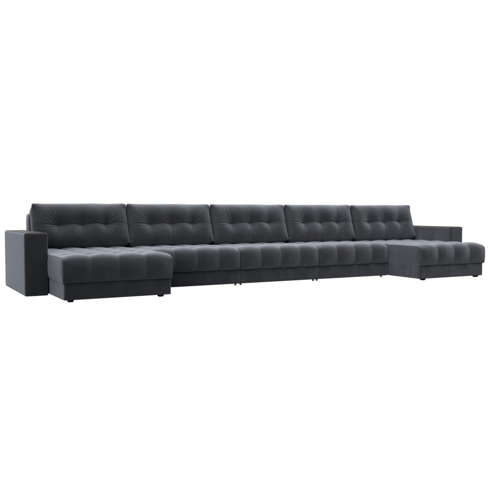 Диван П-образный с декором Лига-049 НПБ Мегалонг Диван П-образный с декором Лига-049 НПБ Мегалонг