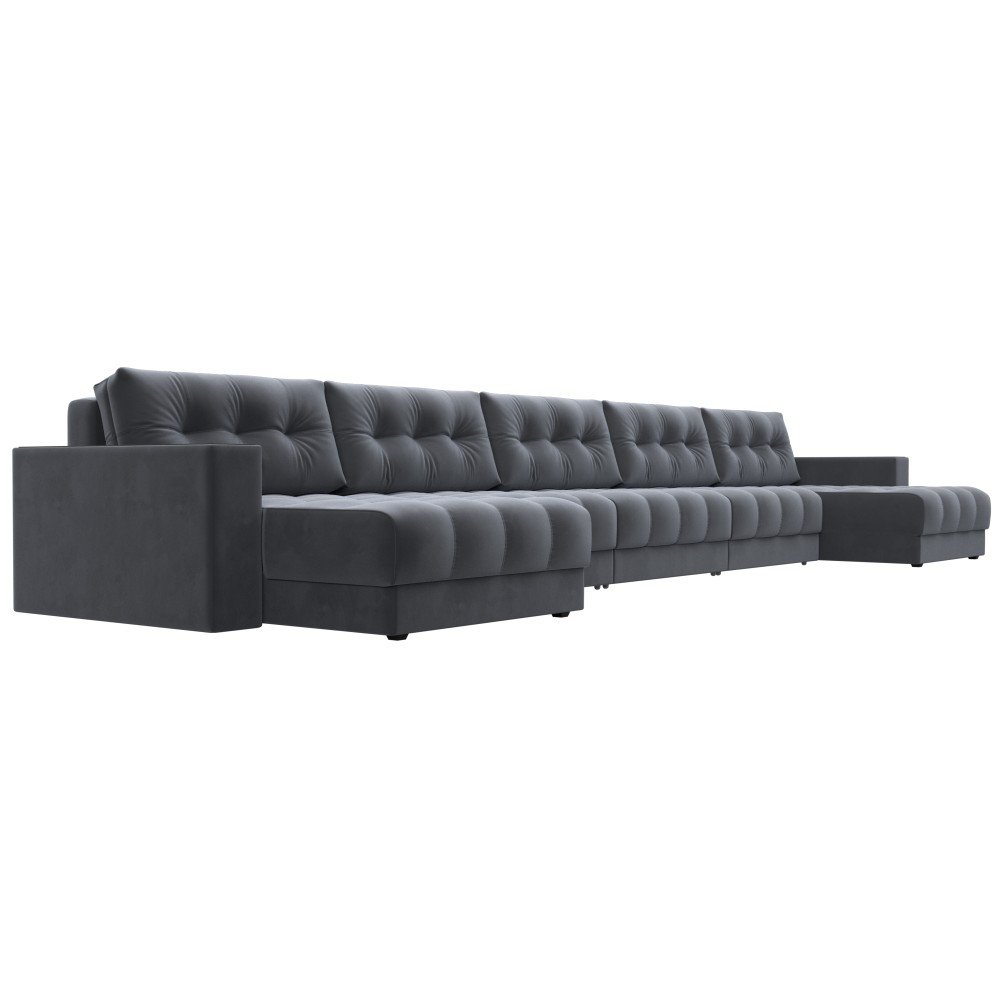 Диван П-образный с декором Лига-049 НПБ Мегалонг Диван П-образный с декором Лига-049 НПБ Мегалонг