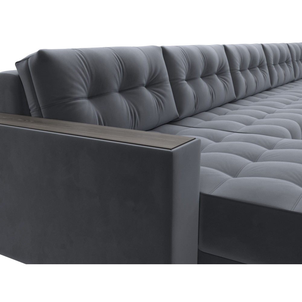 Диван П-образный с декором Лига-049 НПБ Мегалонг Диван П-образный с декором Лига-049 НПБ Мегалонг