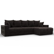 Диван угловой с декором и полкой Лига-050 НПБ