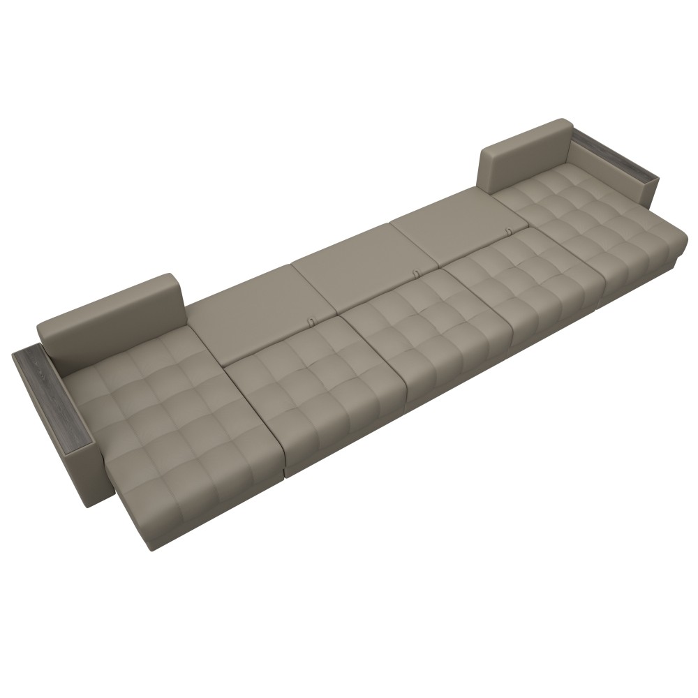 Диван П-образный с декором Лига-049 НПБ Мегалонг Диван П-образный с декором Лига-049 НПБ Мегалонг